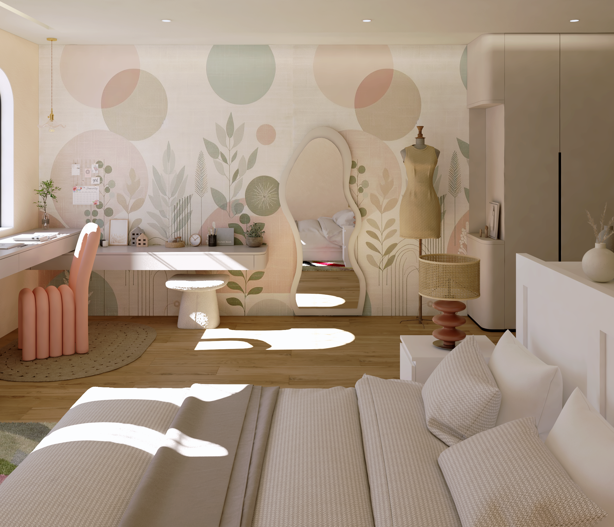 Bedroom 3D Render Camera 5